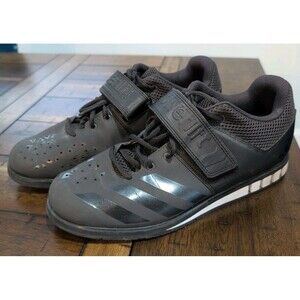 Adidas Powerlift 3.1 BA8019 Weightlifting Training Shoes Black- Men's Size 10